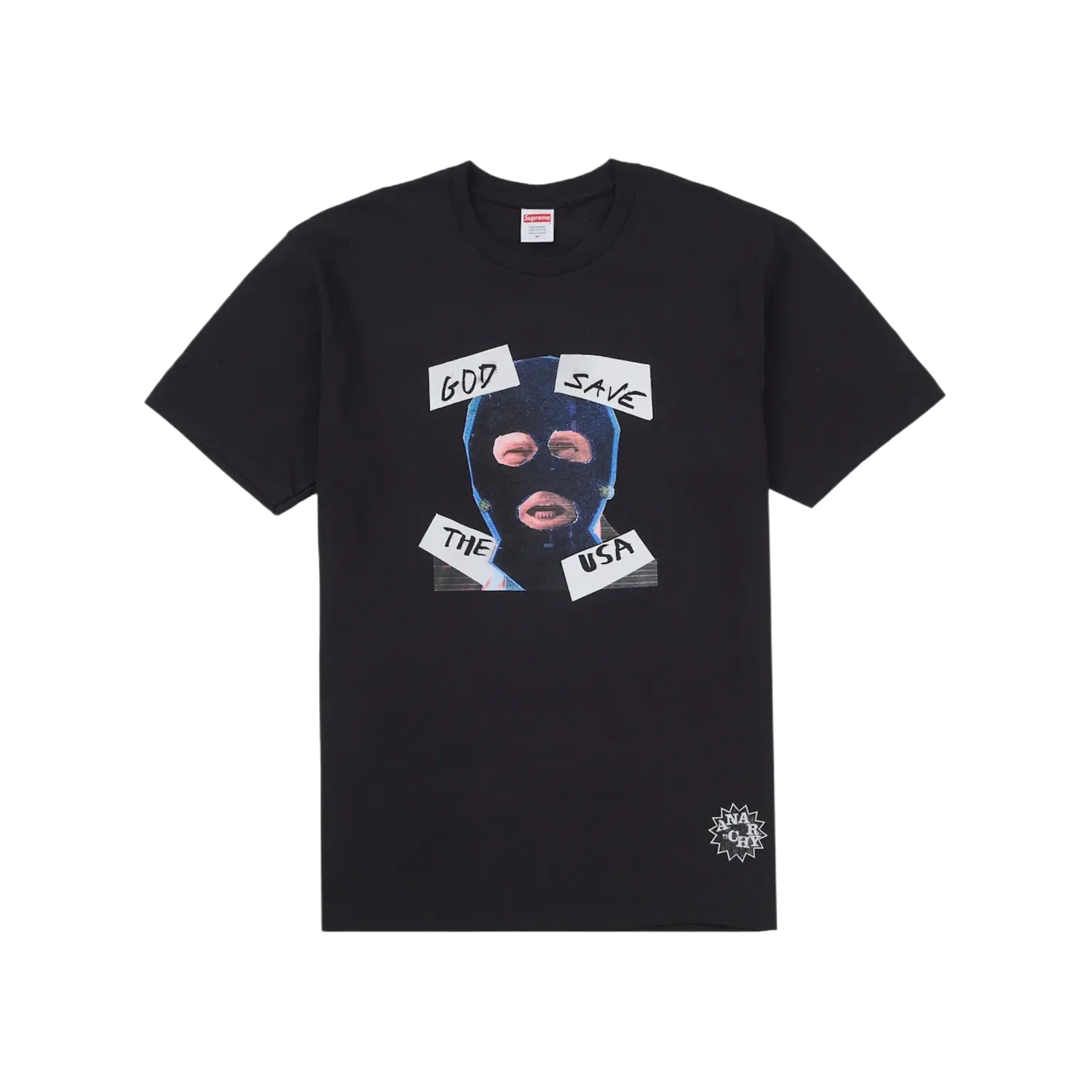Supreme God Save Us Tee Black