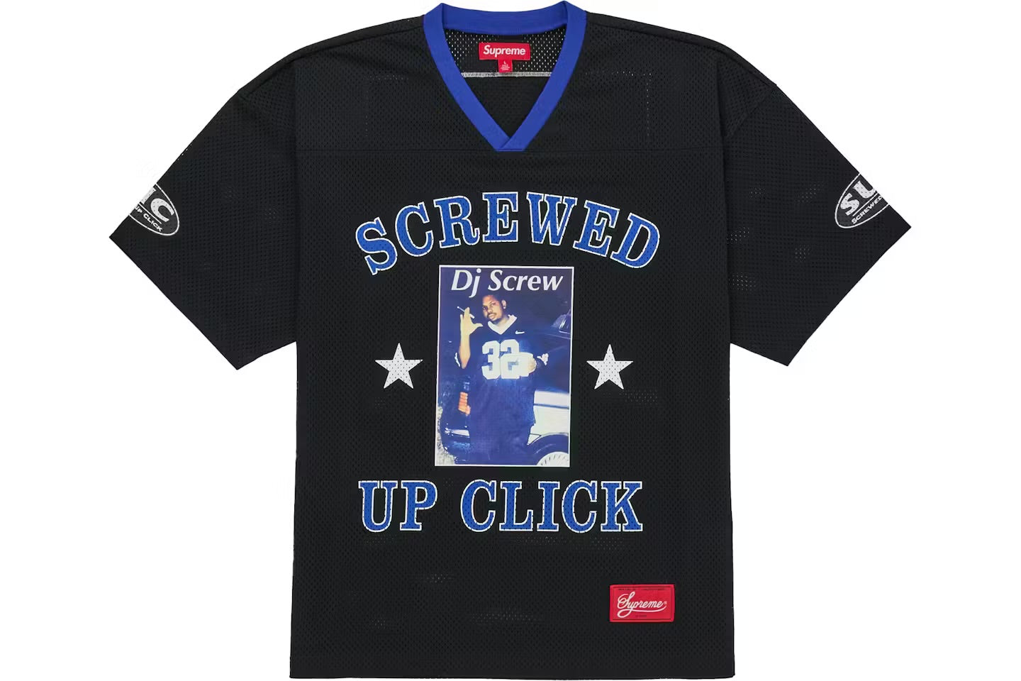 Supreme DJ Screw Football Jersey
Black