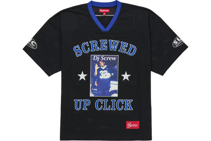 Supreme DJ Screw Football Jersey
Black