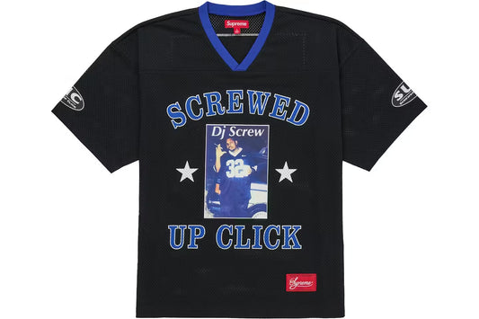 Supreme DJ Screw Football Jersey
Black