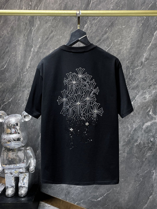 Chrome Hearts T-shirts Liuding Alphabet Casual Short Sleeve T-Shirt