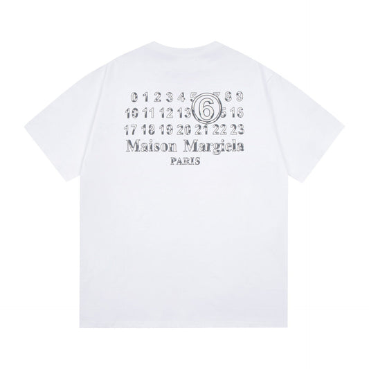 Maison Margiela T-Shirts Crew Neck Loose Short Sleeve T-Shirt