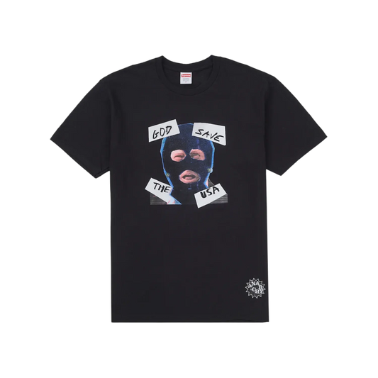 Supreme God Save Us Tee Black