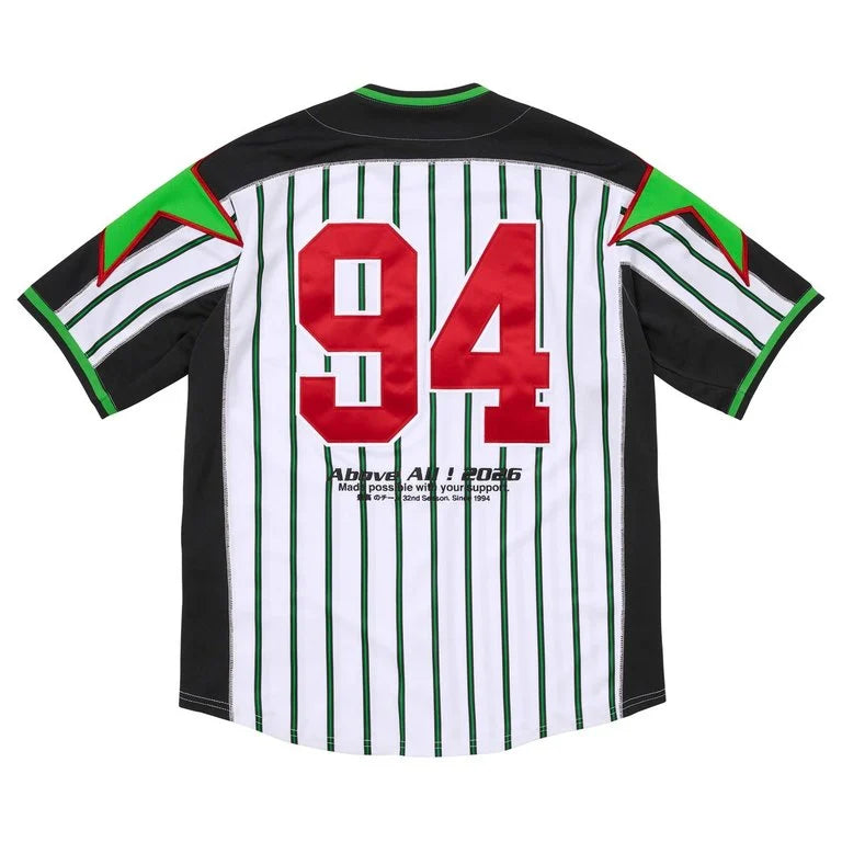 Supreme Stars Baseball Jersey White