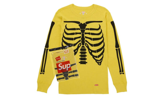 Supreme Hanes Bones Thermal Crew FW25 (1 Pack) Yellow