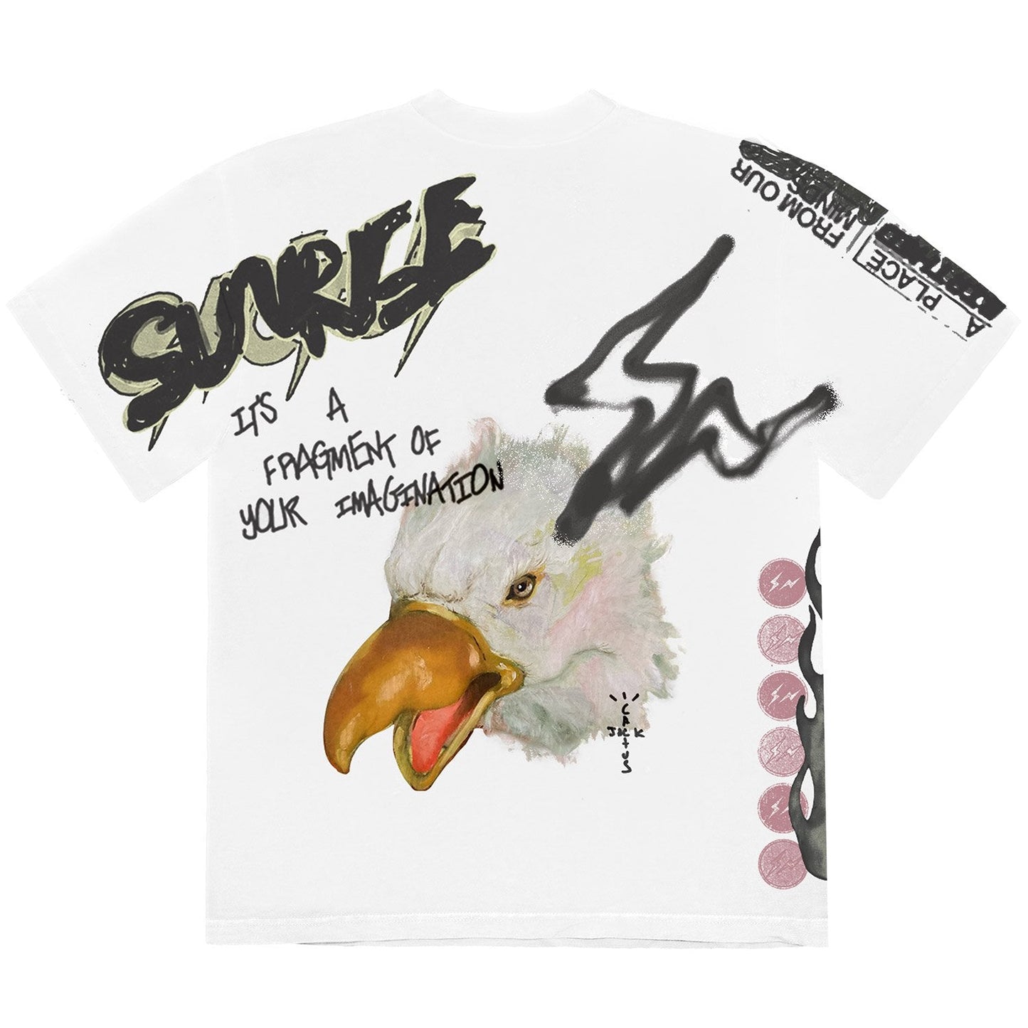 Travis Scott CACTUS JACK FOR FRAGMENT SUNRISE TEE